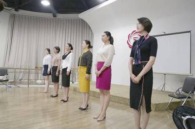 服務禮儀實訓班今日開班，攝影服務同步啟動